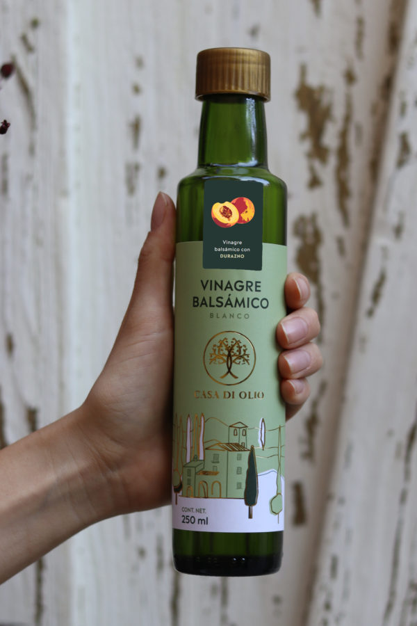 Vinagre Balsámico Blanco de Durazno - 250 ml - Image 3