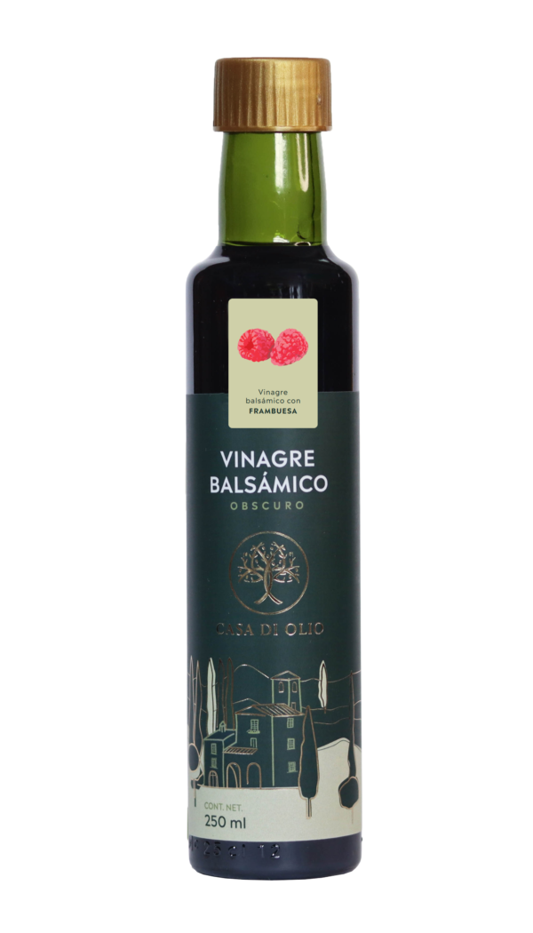 Vinagre Balsámico Obscuro de Frambuesa – 250 ml