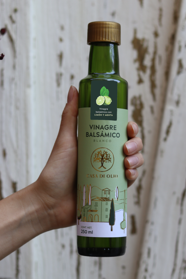 Vinagre Balsámico Blanco de Limón y Menta – 250 ml - Image 3
