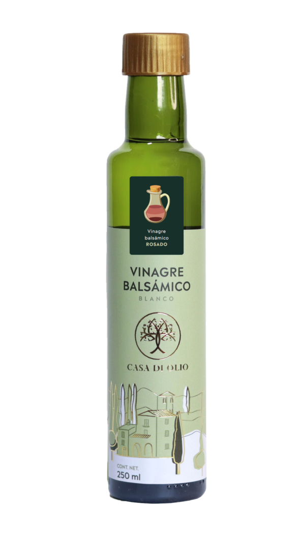 Vinagre Balsámico Blanco Rosado – 250 ml